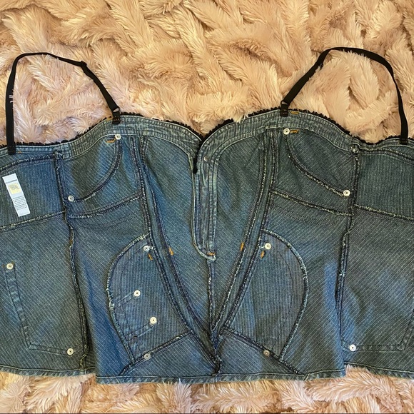 Dolce & Gabbana Denim Corset Bustier - Picture 5 of 6